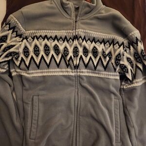 Uniqlo Brand Gray Patterned Men's Sweater
